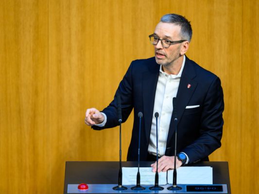 FPÖ-Parteichef Herbert Kickl im Rahmen einer Nationalratssitzung FPÖ-Parteichef Herbert Kickl im Rahmen einer Nationalratssitzung