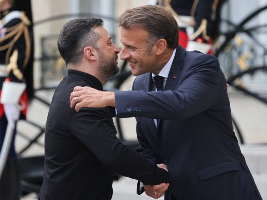 Macron empfängt Selenskyj in der französischen Hauptstadt