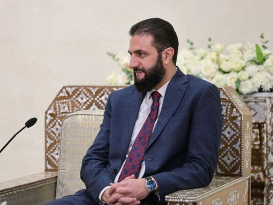 Syriens Interimspräsident Ahmad al-Sharaa Syriens Interimspräsident Ahmad al-Sharaa