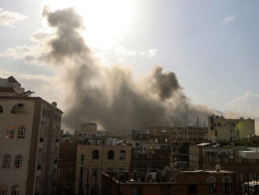 Bombardements auf Jemens Hauptstadt Sanaa Bombardements auf Jemens Hauptstadt Sanaa
