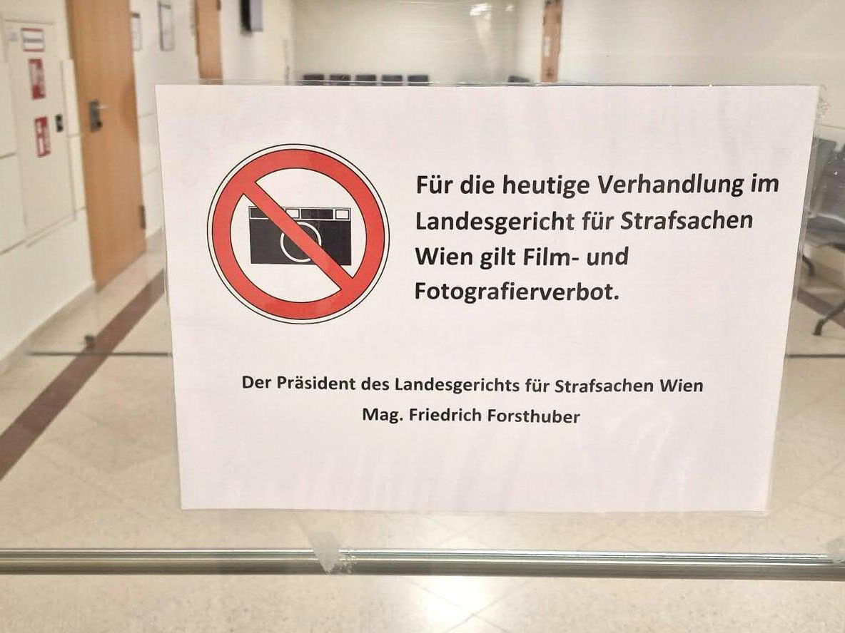 Wiener Landesgericht als Schauplatz von Prozess.