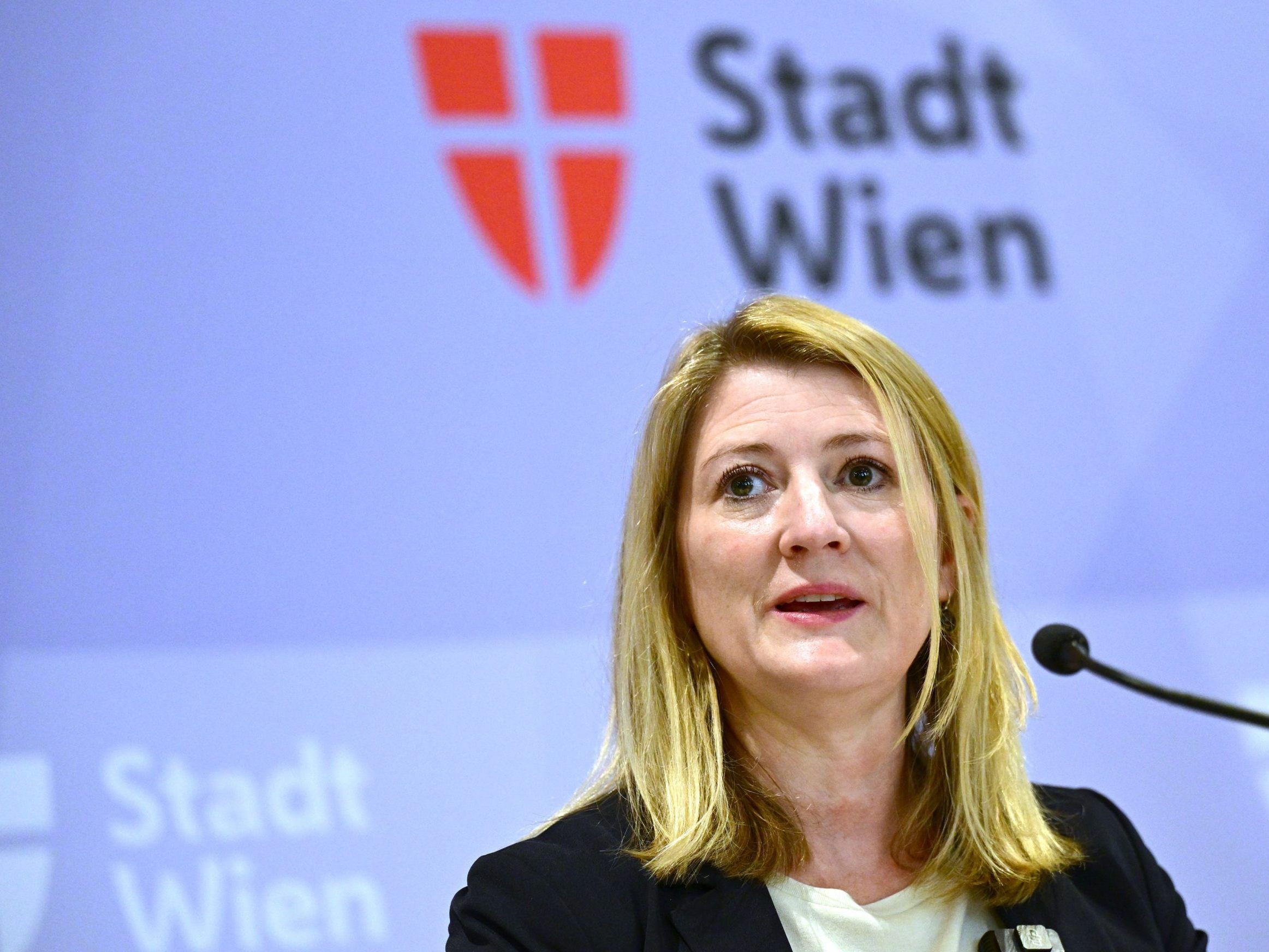 Wiens Vizebürgermeisterin Emmerling. Wiens Vizebürgermeisterin Emmerling.