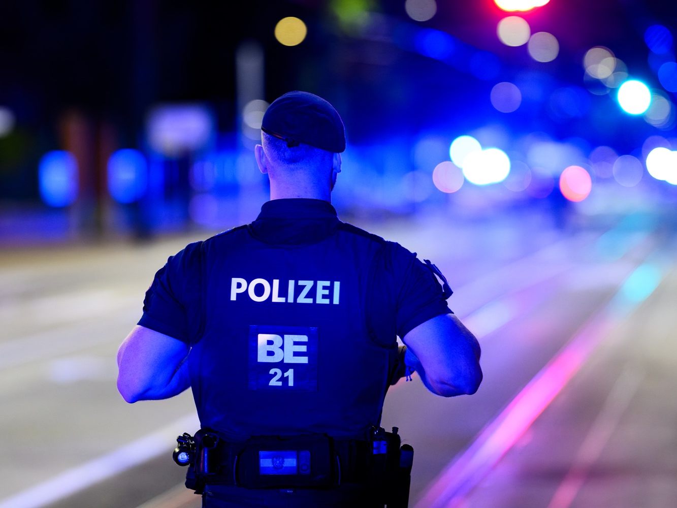 Polizei am vergangenen Dienstag in Wien.