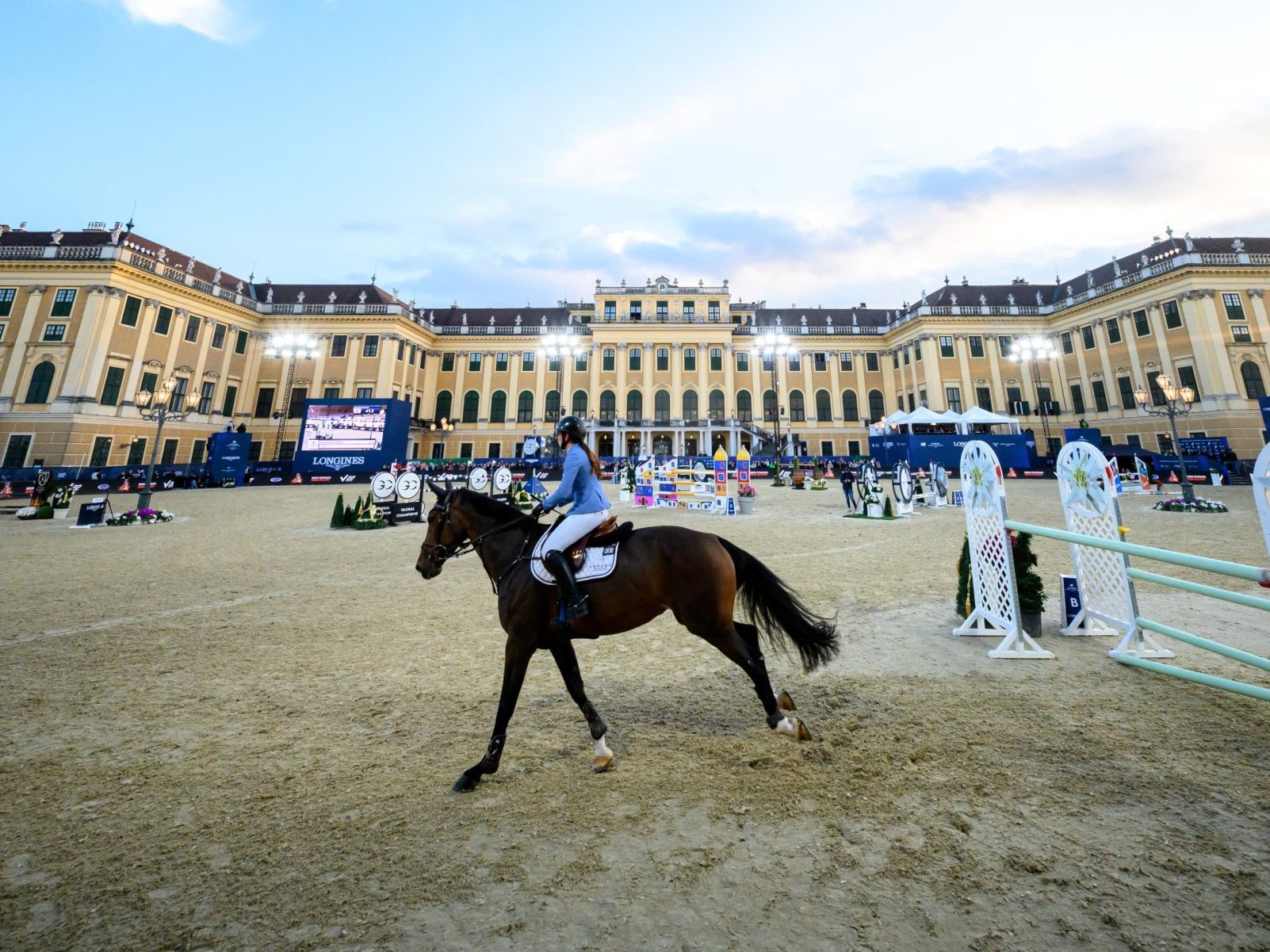 Das Pferdesport-Event vor dem Schloss Schönbrunn war täglich ausverkauft.