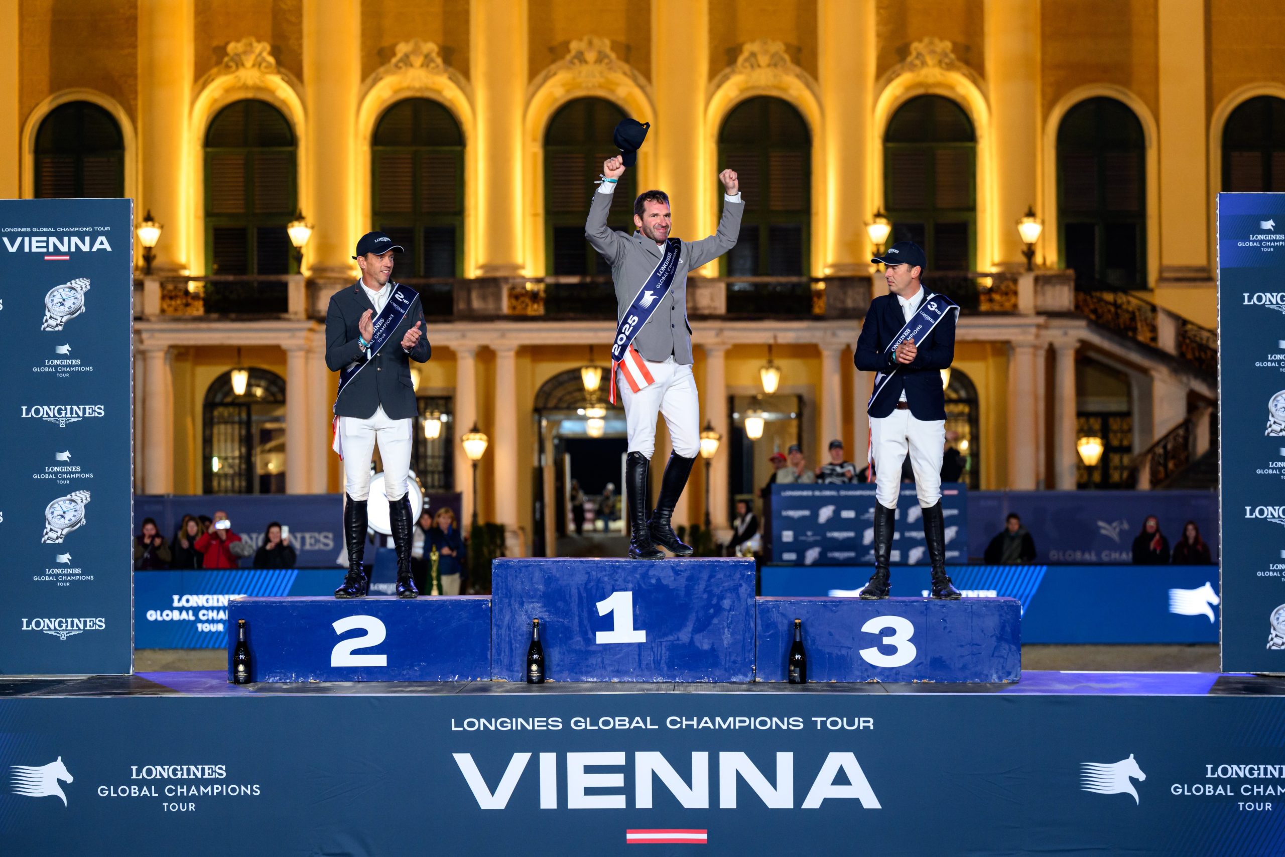 Nemec Philipp Weishaupt zmagovalec Grand Prix Global Champions Tour na Dunaju, Avstrijci brez uvrstitve v finale