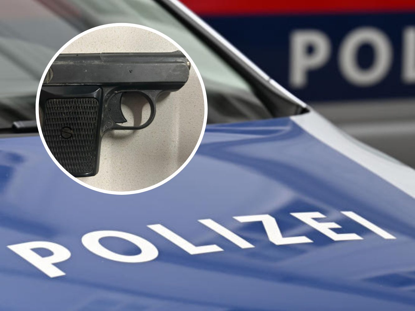 Festnahme nach Drohung mit Schreckschusspistole. Festnahme nach Drohung mit Schreckschusspistole.