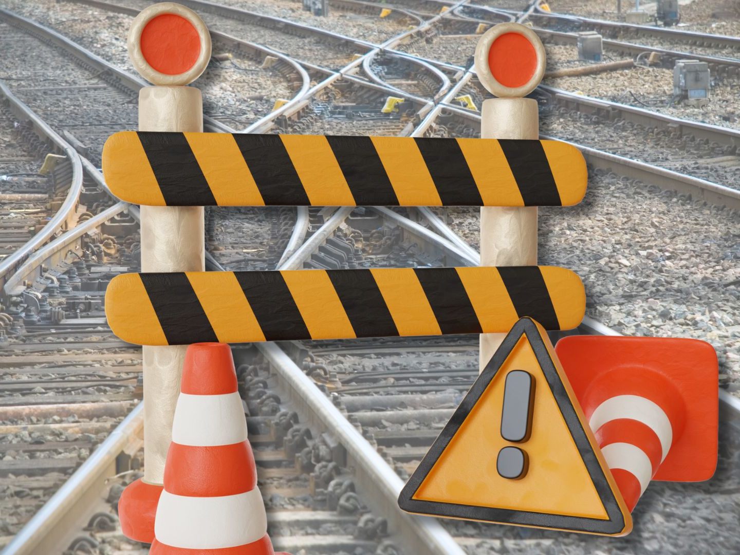 Es wird ein Schienenersatzverkehr eingerichtet.