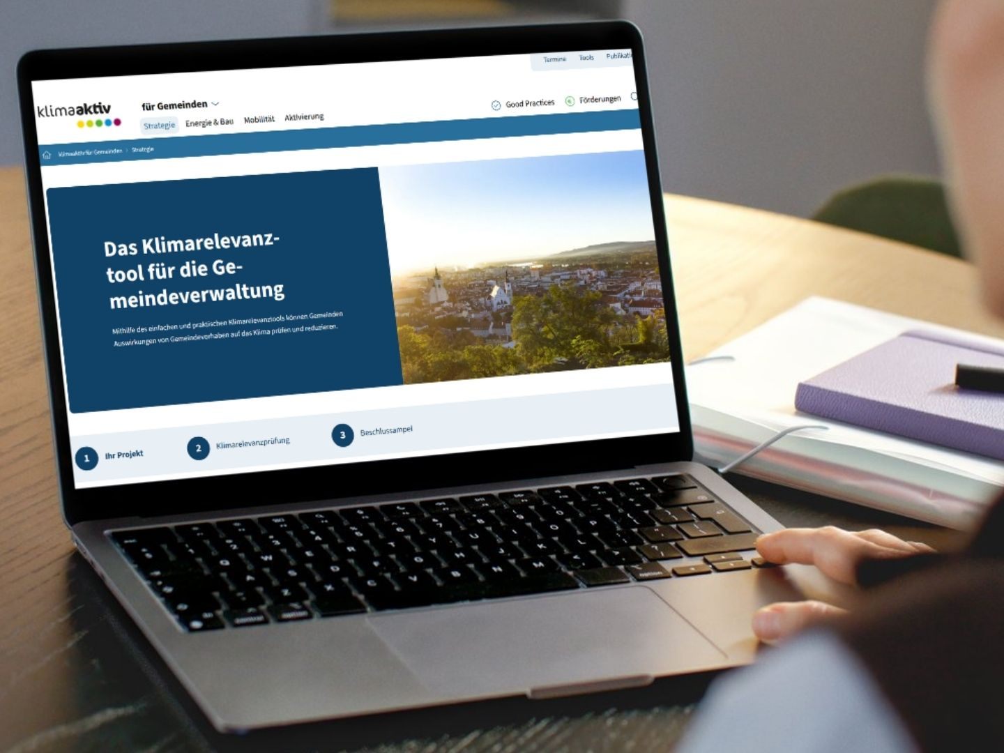 Mit dem "Klimarelevanztool" werden Projekte vorab auf CO2-Auswirkungen geprüft.