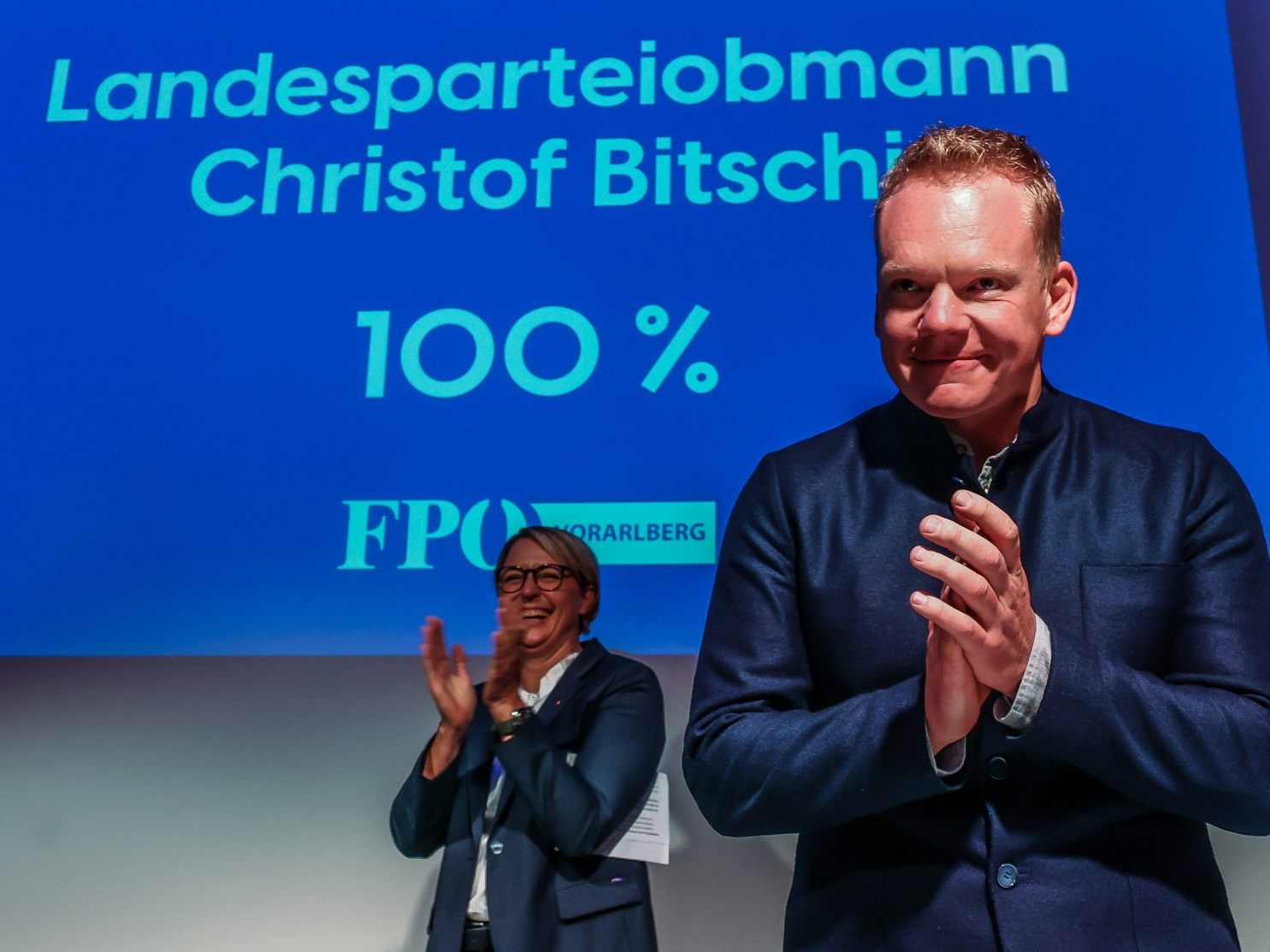 Christof Bitschi bleibt Chef der FPÖ Vorarlberg. Christof Bitschi bleibt Chef der FPÖ Vorarlberg.