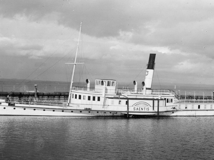 Das Dampfschiff "Säntis" liegt seit 1933 auf dem Grund des Bodensees.