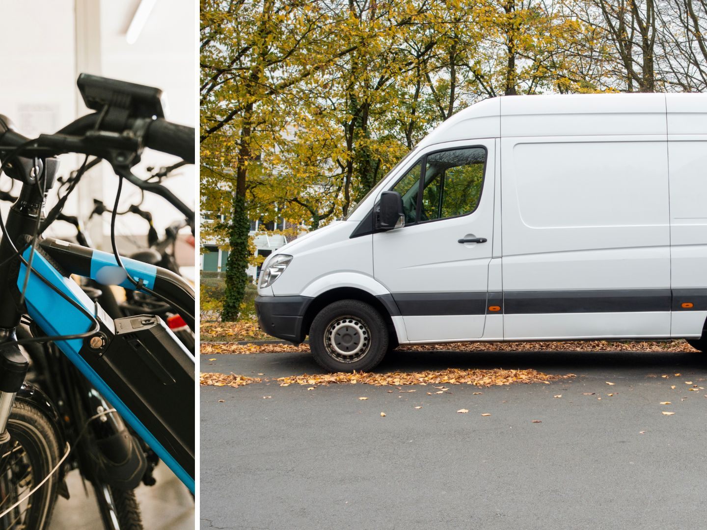 Dreiste Diebe fuhren mit dem Transporter vor und stahlen zwei E-Bikes. Dreiste Diebe fuhren mit dem Transporter vor und stahlen zwei E-Bikes.