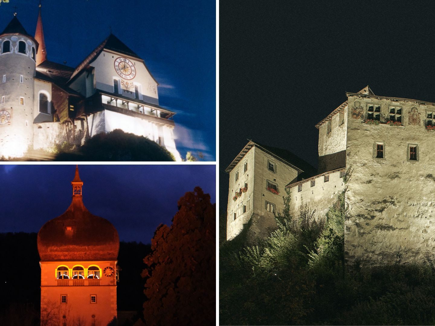 Schattenburg, Martinsturm und Basilika hell beleuchtet. Am Freitag bleiben sie dunkel. Schattenburg, Martinsturm und Basilika hell beleuchtet. Am Freitag bleiben sie dunkel.