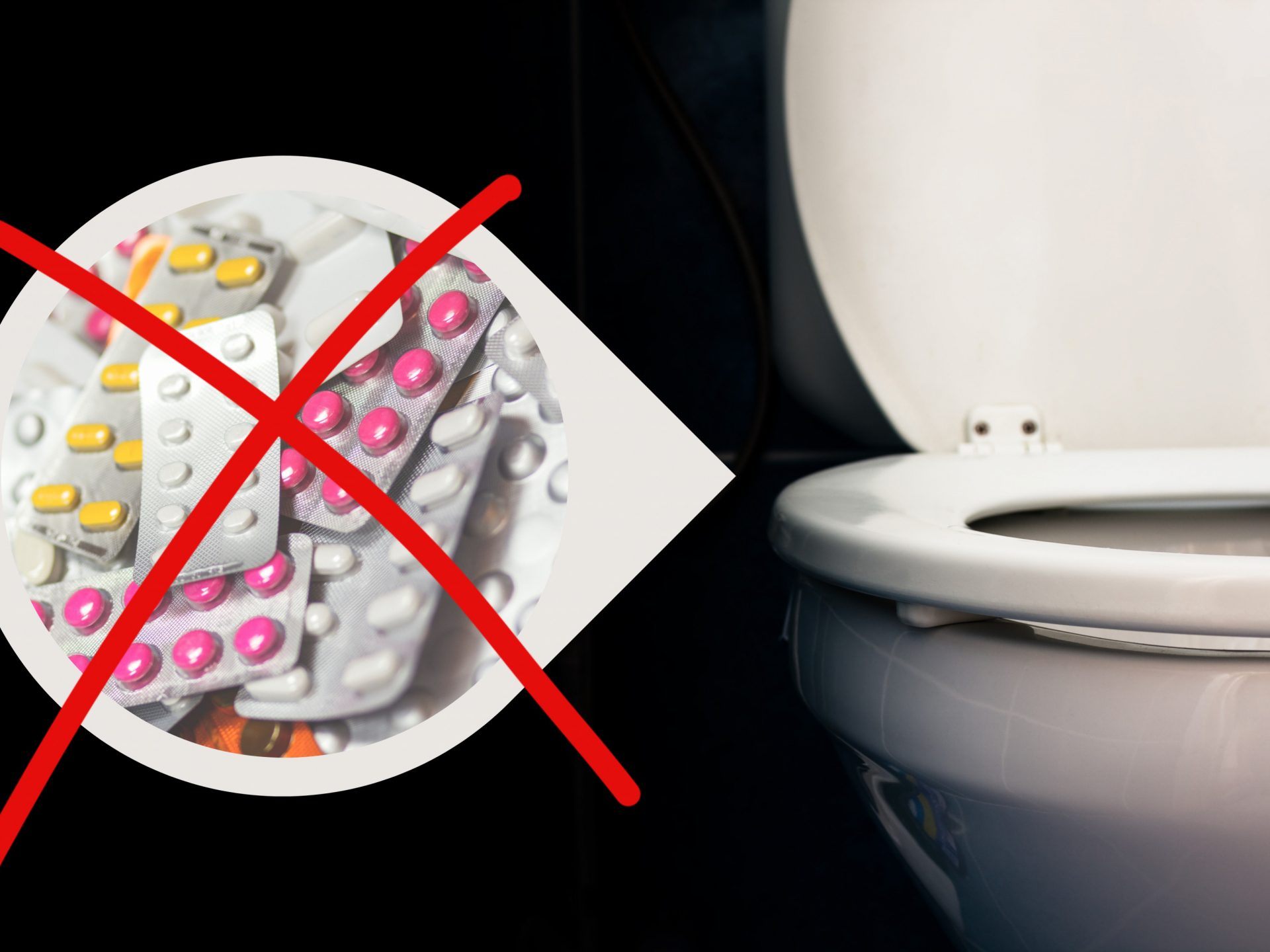 Medikamente nicht im WC entsorgen Medikamente nicht im WC entsorgen