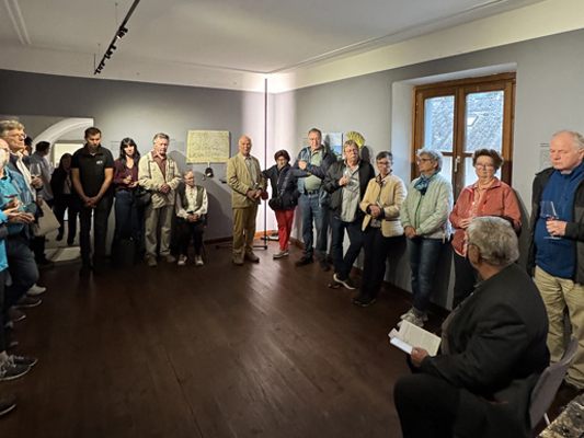 Die Besucherinnen und Besucher lauschten dem Impulsvortrag von Thomas Gamon Die Besucherinnen und Besucher lauschten dem Impulsvortrag von Thomas Gamon