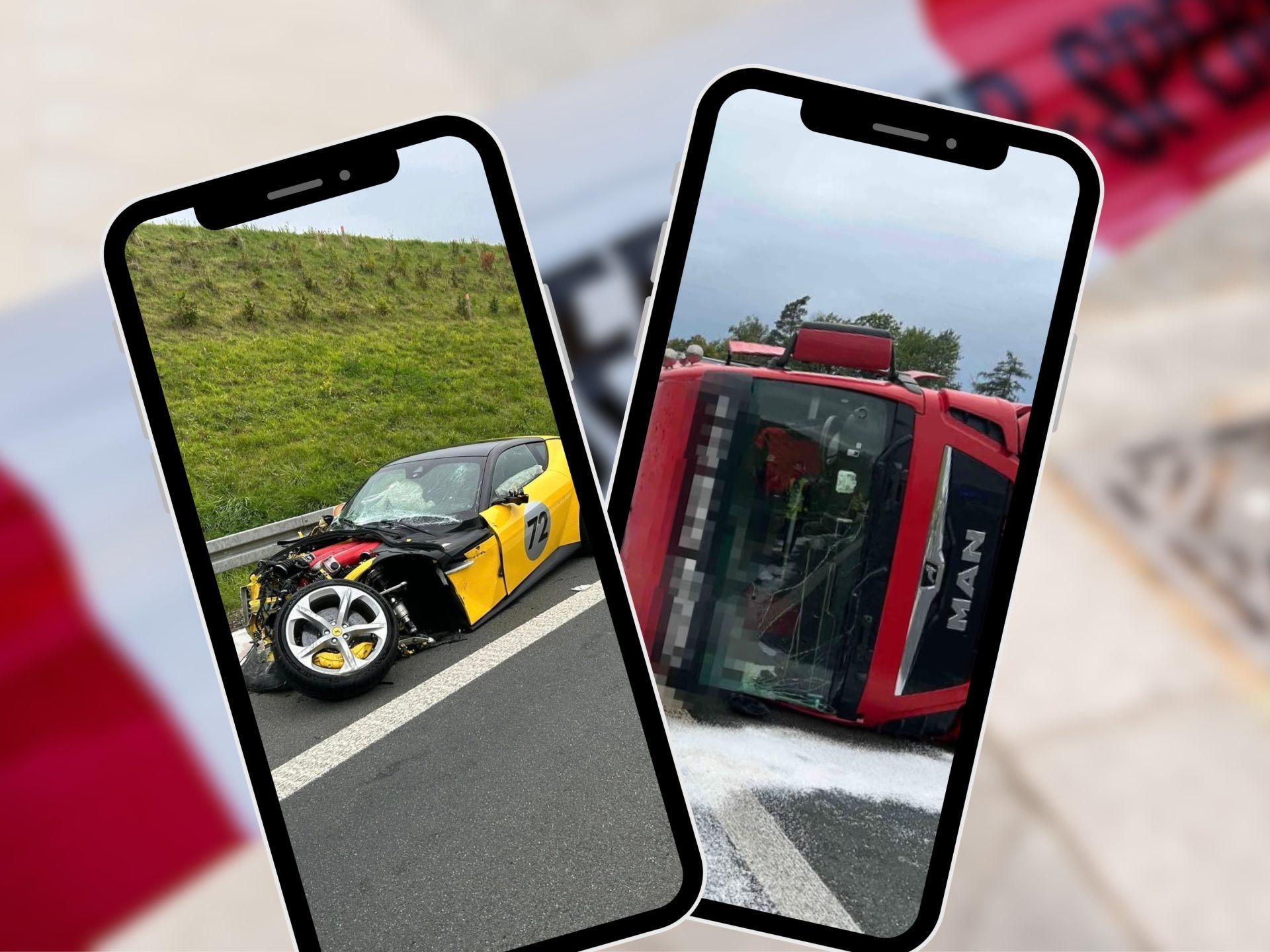 Ferrari erlitt Totalschaden