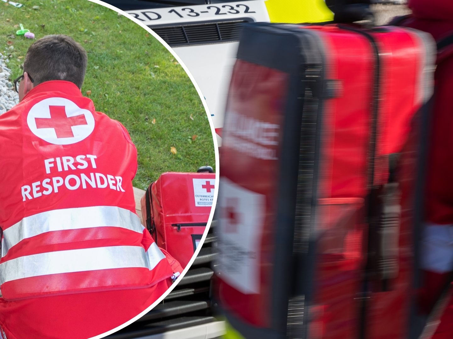 First Responder treffen oft vor dem Rettungsdienst am Einsatzort ein. First Responder treffen oft vor dem Rettungsdienst am Einsatzort ein.