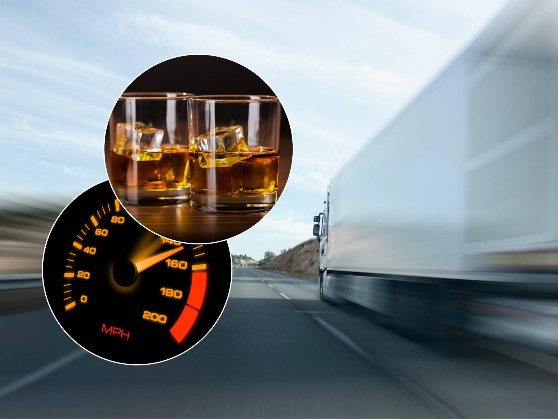 Betrunkener Lkw-Fahrer rast