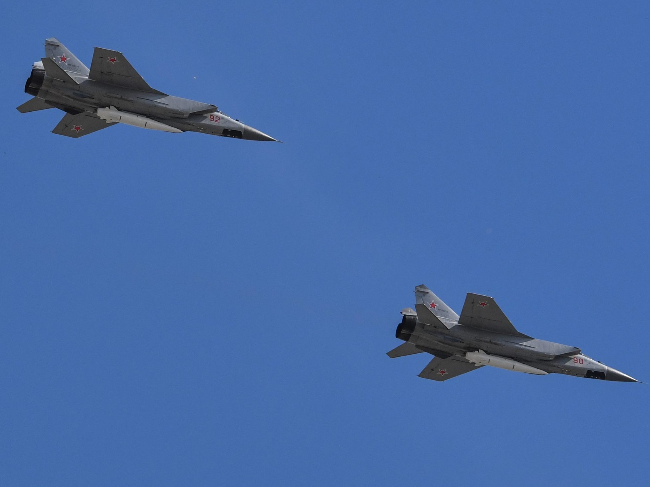 Drei russische Maschinen flogen zwölf Minuten lang unerlaubt im estnischen Luftraum. (Symbolbild) Drei russische Maschinen flogen zwölf Minuten lang unerlaubt im estnischen Luftraum. (Symbolbild)