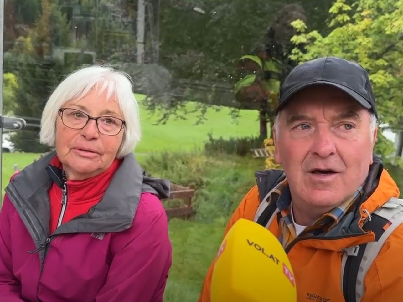 Urlauber-Ehepaar im Interview über den Großbrand.