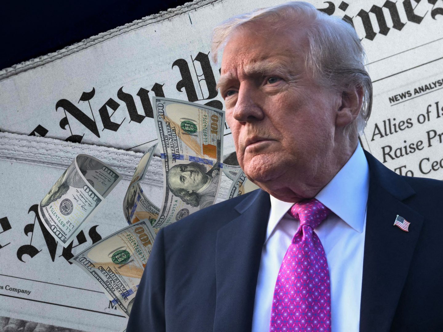 Trump fordert 15 Milliarden von Zeitung wegen "Verleumdung"