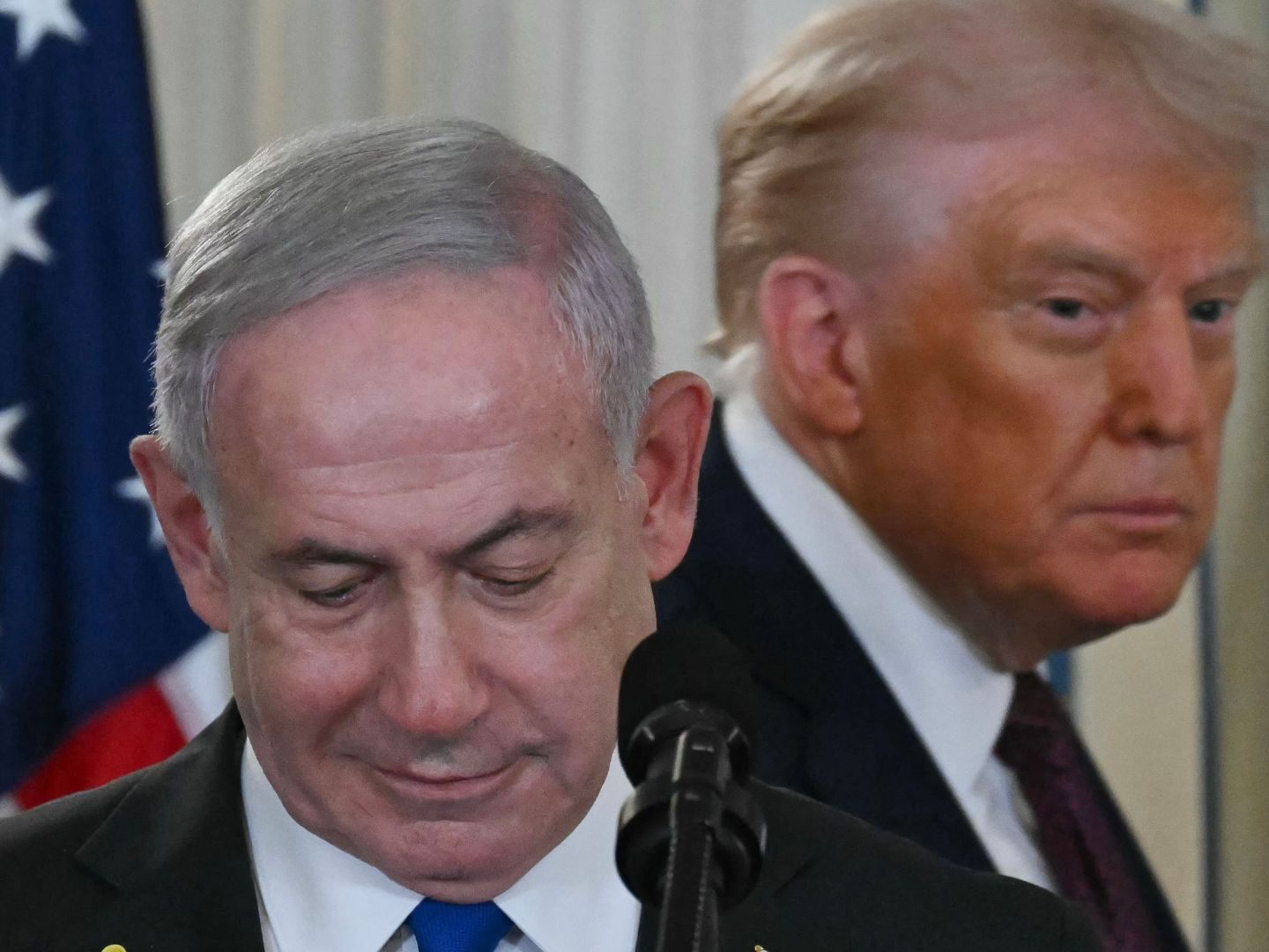 Trump hat sich in Washington mit Netanyahu getroffen. Trump hat sich in Washington mit Netanyahu getroffen.