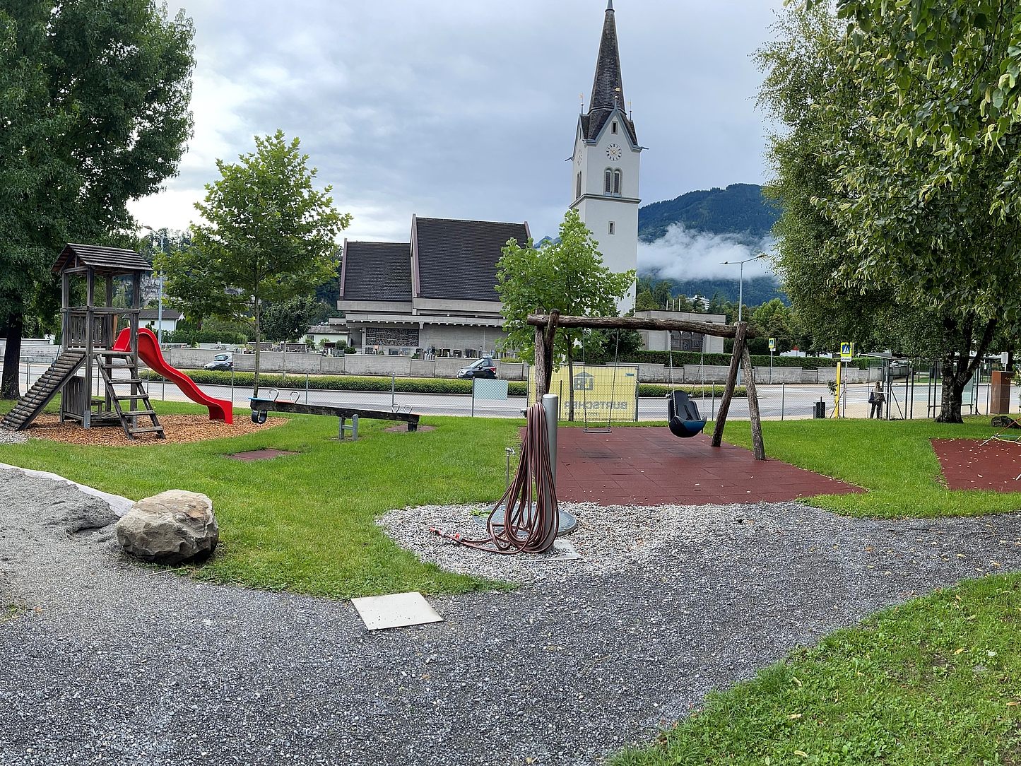 Wiedereröffnung Spielplatz Tosters