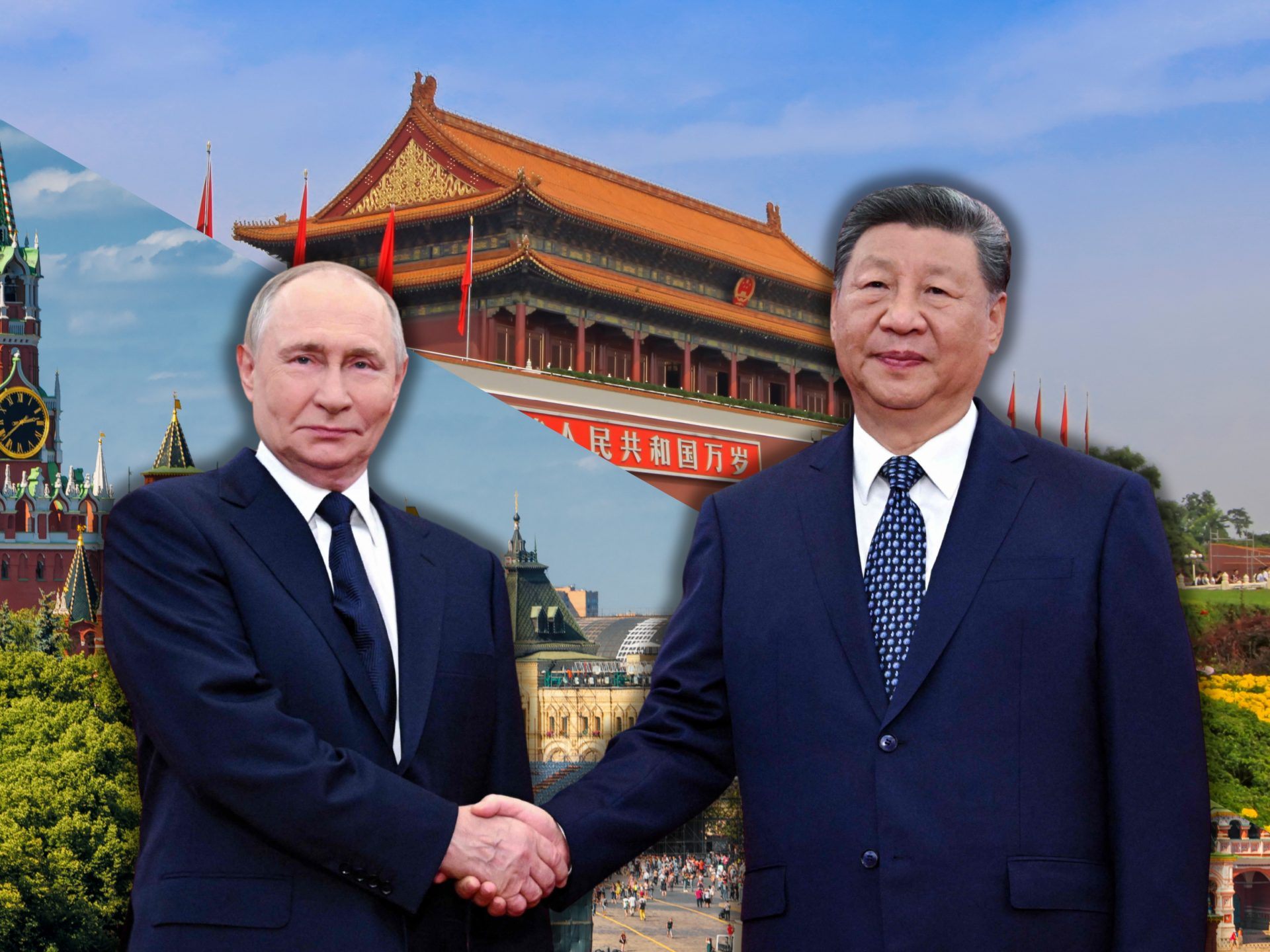 Putin trifft Xi in Peking.
