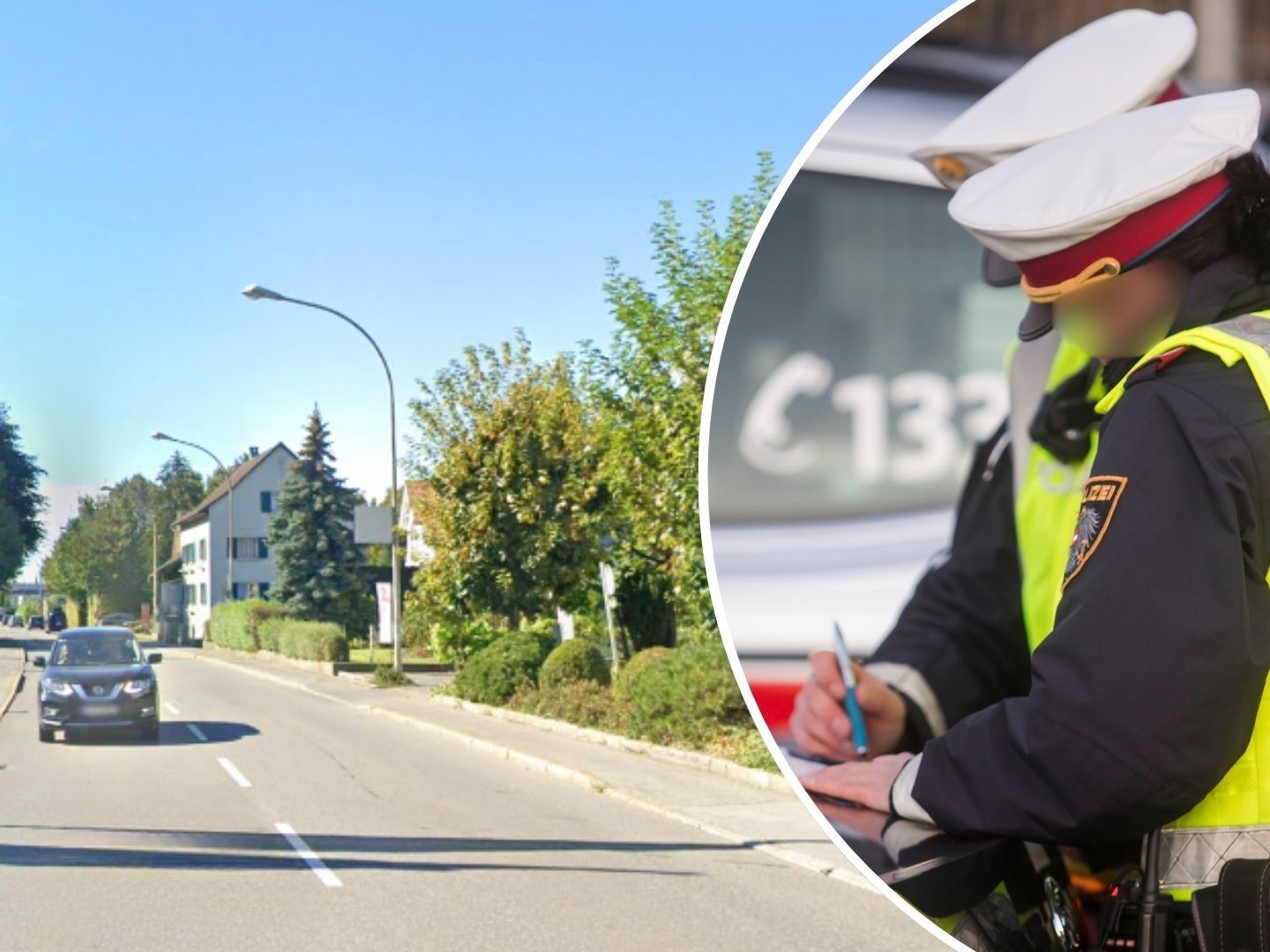 Unfall in Hard: Frau mit Fahrrad zu Boden gestoßen. (Symbolbild)