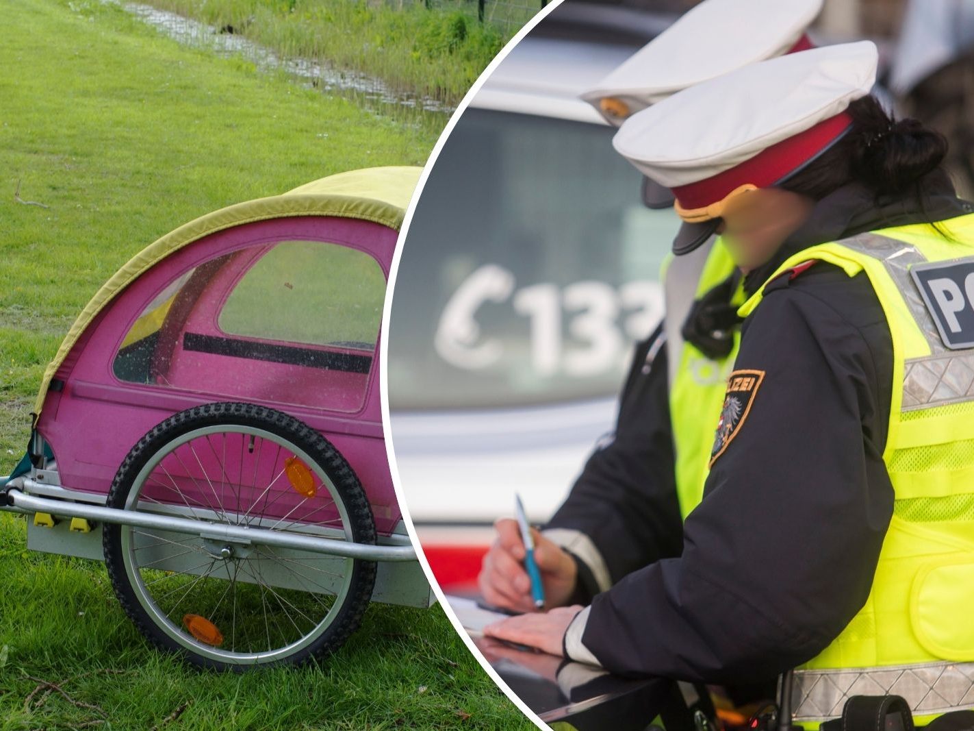 Unfall mit Kinderanhänger in Wolfurt: Radfahrer und Kind verletzt. (Symbolbild) Unfall mit Kinderanhänger in Wolfurt: Radfahrer und Kind verletzt. (Symbolbild)