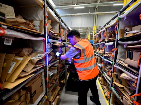 Bis zu 60.000 Pakete werden pro Tag verteilt Bis zu 60.000 Pakete werden pro Tag verteilt