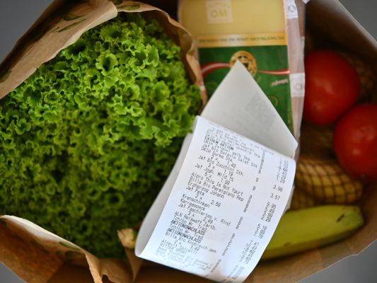 Die Preise im Supermarkt sind stark gestiegen Die Preise im Supermarkt sind stark gestiegen