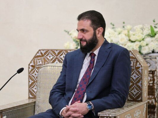 Syriens Übergangspräsident Ahmad al-Sharaa Syriens Übergangspräsident Ahmad al-Sharaa
