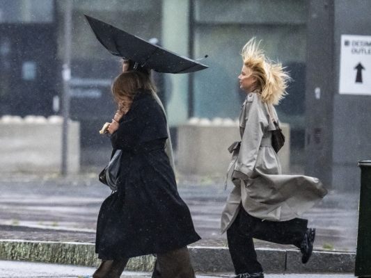 Sturm und Regen im schwedischen Malmö Sturm und Regen im schwedischen Malmö