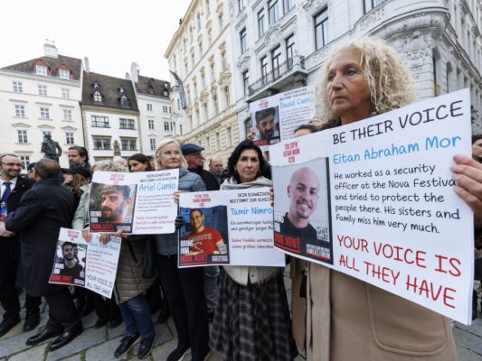 Gedenken an die Opfer des Hamas-Terrors (7. Oktober) in Wien Gedenken an die Opfer des Hamas-Terrors (7. Oktober) in Wien