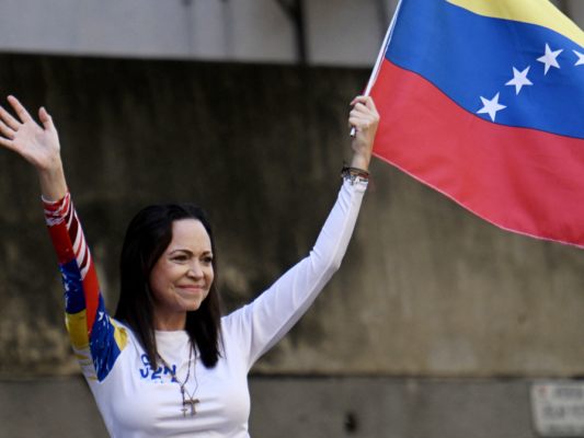María Corina Machado darf sich über den Friedensnobelpreis freuen María Corina Machado darf sich über den Friedensnobelpreis freuen