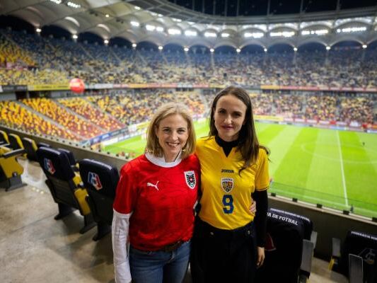 Außenministerin Meinl-Reisinger mit ihrer Amtskollegin Oana ?oiu Außenministerin Meinl-Reisinger mit ihrer Amtskollegin Oana ?oiu