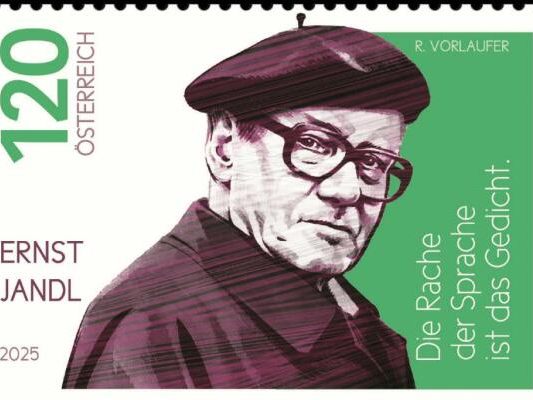 Sonderbriefmarke Ernst Jandl