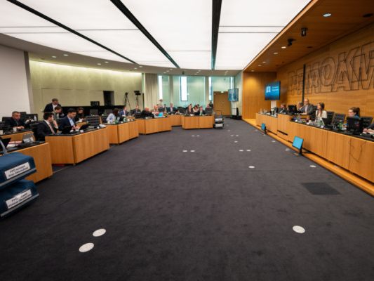 Das U-Ausschuss-Lokal im Parlament