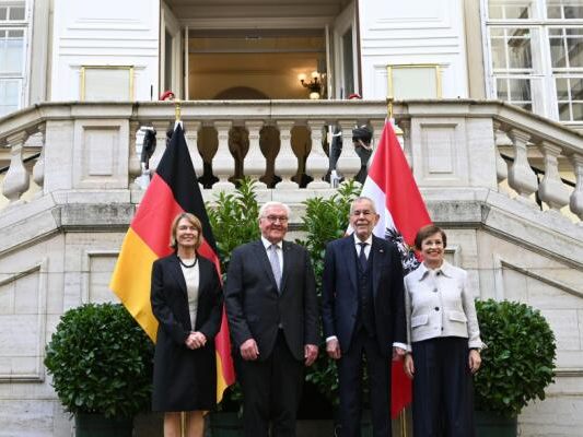 Deutscher Bundespräsident Steinmeier auf Staatsbesuch in Wien Deutscher Bundespräsident Steinmeier auf Staatsbesuch in Wien