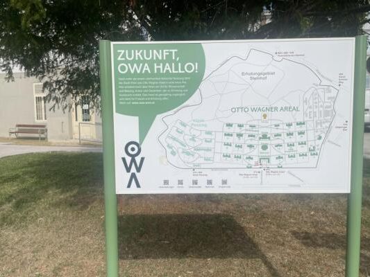 Das Otto Wagner Areal (OWA) wird bespielt