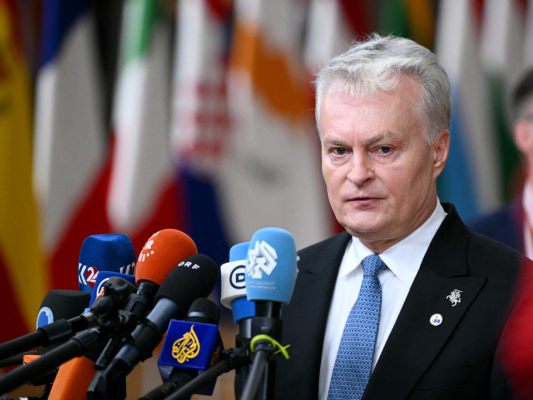 Litauens Staatspräsident Nauseda reagierte empört