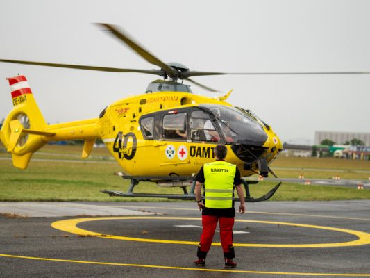 Von 18 Standorten der Flugrettung sind drei rund um die Uhr besetzt