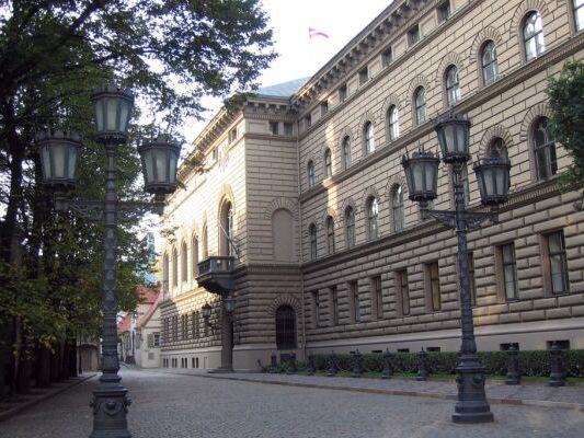 Lettlands Parlament in Riga