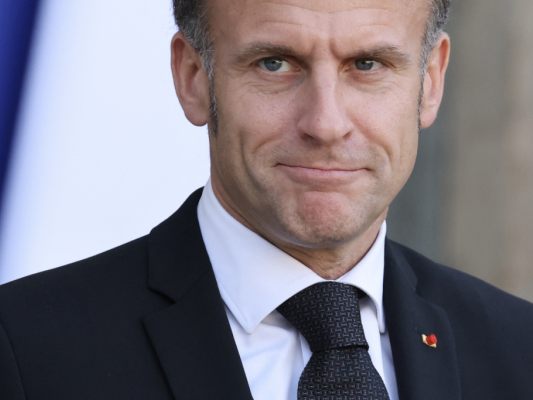 Frankreichs Präsident Emmanuel Macron im Umfragetief