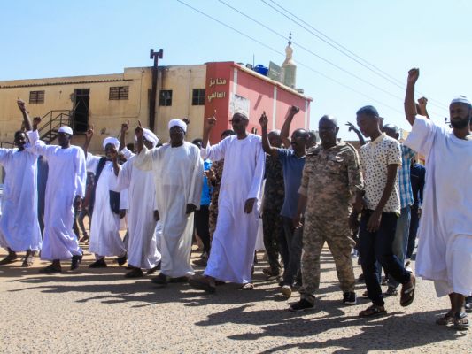 Proteste gegen RSF in Al-Fashir