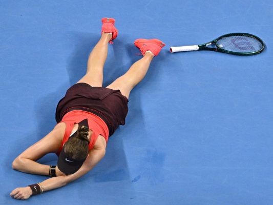 Überglückliche Turniersiegerin Anisimova Überglückliche Turniersiegerin Anisimova