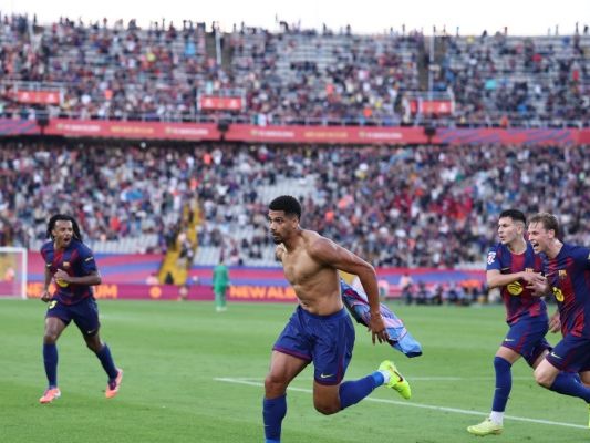 Araujo bescherte Barcelona drei Zähler Araujo bescherte Barcelona drei Zähler