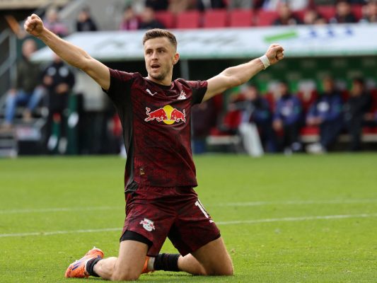 Baumgartner in Torlaune