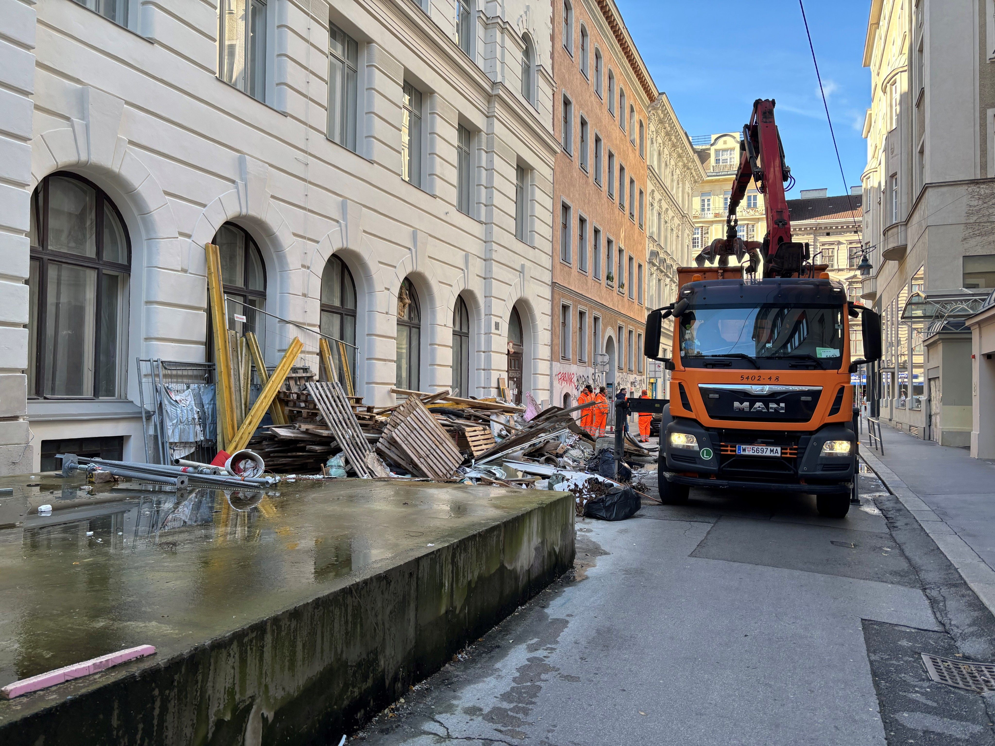 Die widerrechtlichen Ablagerungen wurden entfernt.