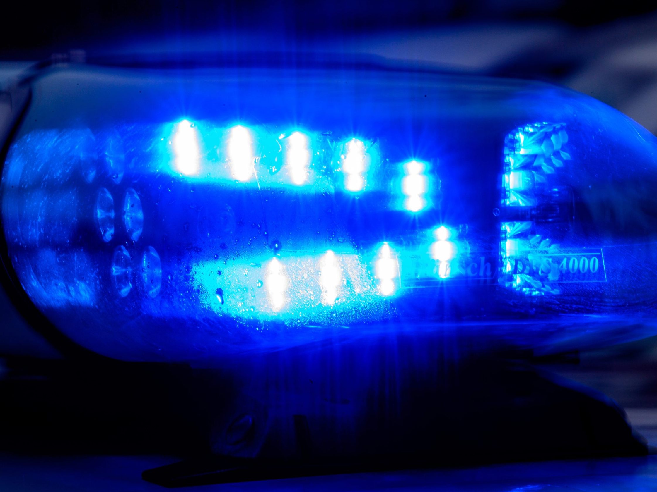 Polizeieinsatz nach einem Einbruch.